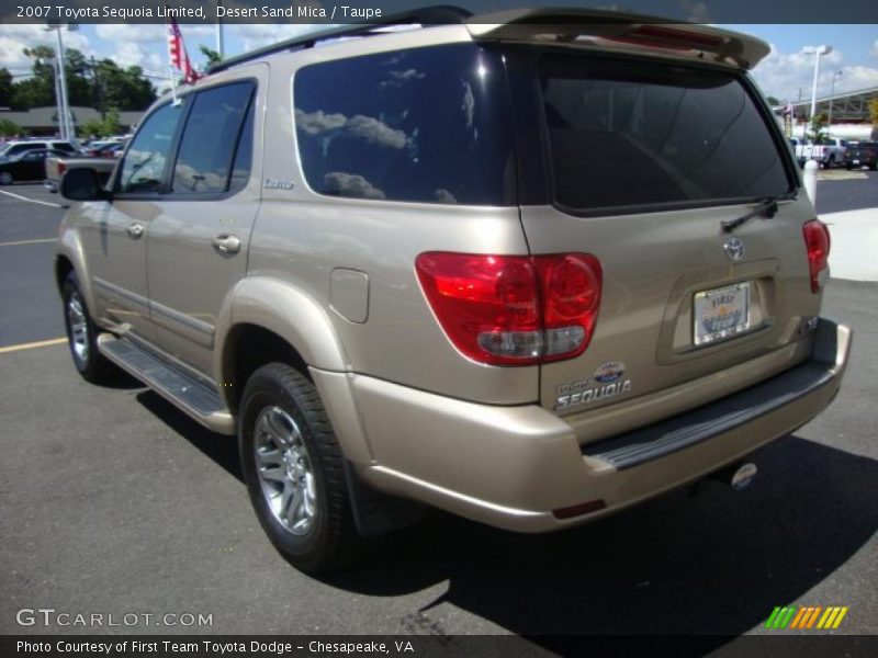 Desert Sand Mica / Taupe 2007 Toyota Sequoia Limited