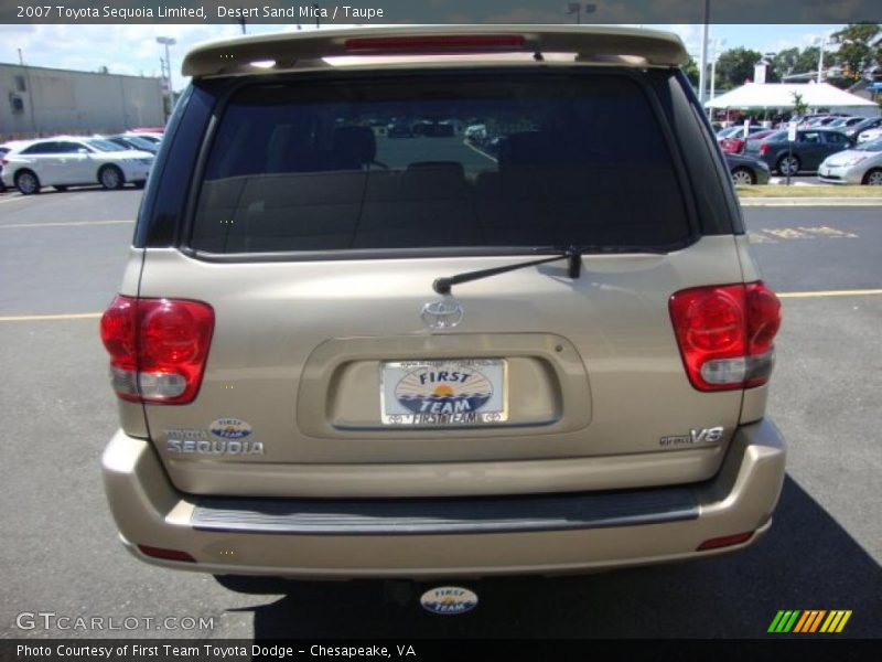 Desert Sand Mica / Taupe 2007 Toyota Sequoia Limited