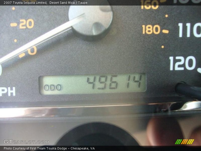 Desert Sand Mica / Taupe 2007 Toyota Sequoia Limited