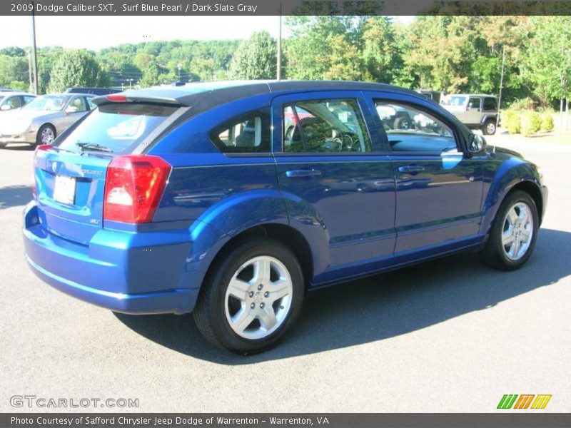 Surf Blue Pearl / Dark Slate Gray 2009 Dodge Caliber SXT