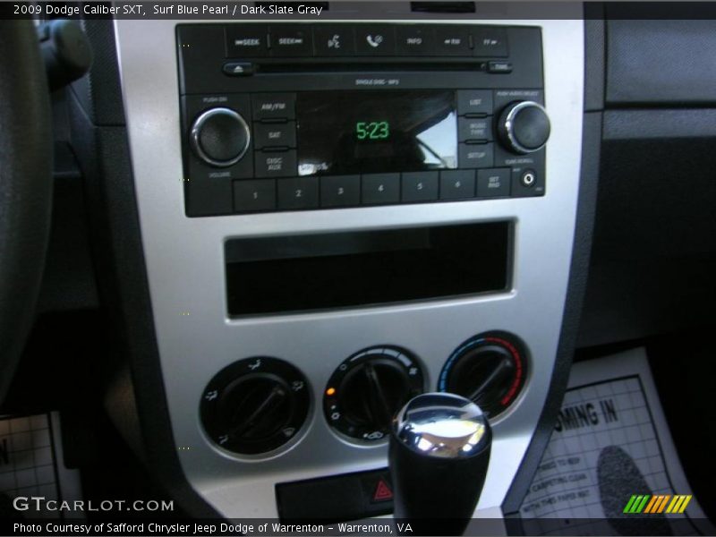 Surf Blue Pearl / Dark Slate Gray 2009 Dodge Caliber SXT