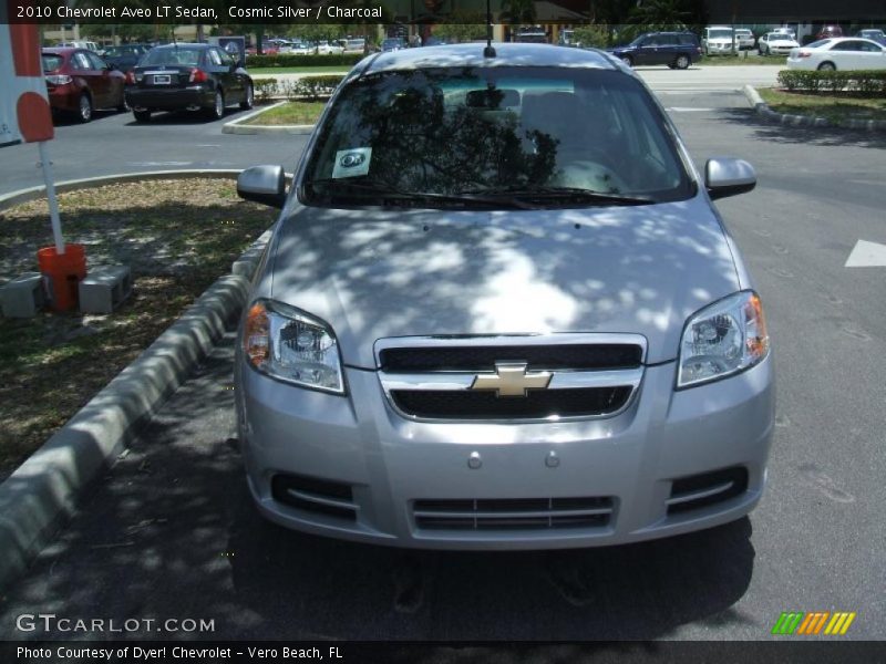 Cosmic Silver / Charcoal 2010 Chevrolet Aveo LT Sedan