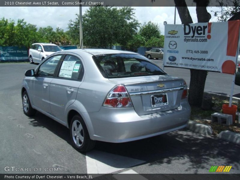 Cosmic Silver / Charcoal 2010 Chevrolet Aveo LT Sedan