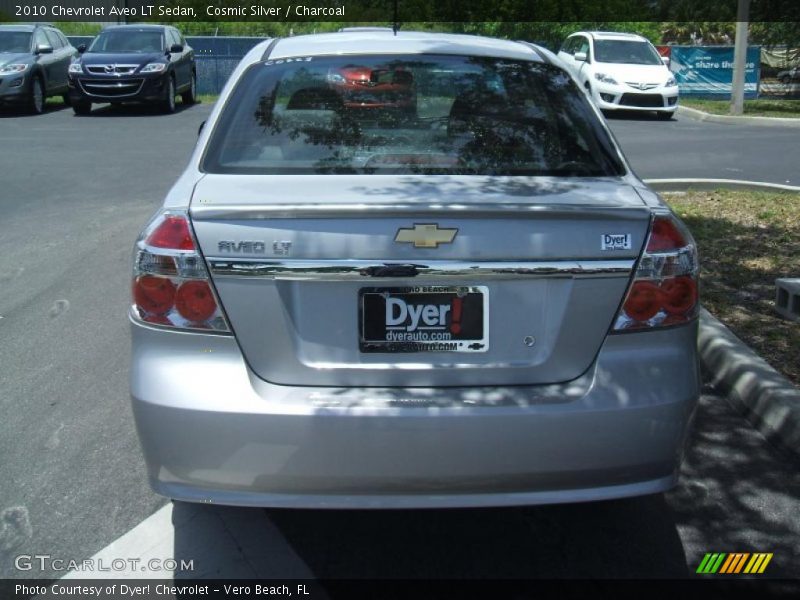Cosmic Silver / Charcoal 2010 Chevrolet Aveo LT Sedan