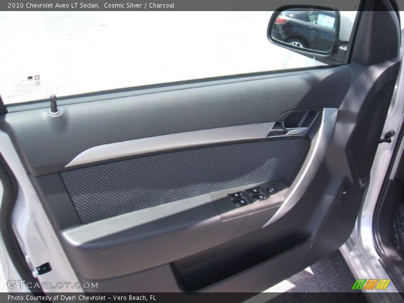 Cosmic Silver / Charcoal 2010 Chevrolet Aveo LT Sedan