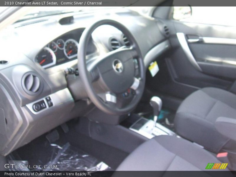 Cosmic Silver / Charcoal 2010 Chevrolet Aveo LT Sedan
