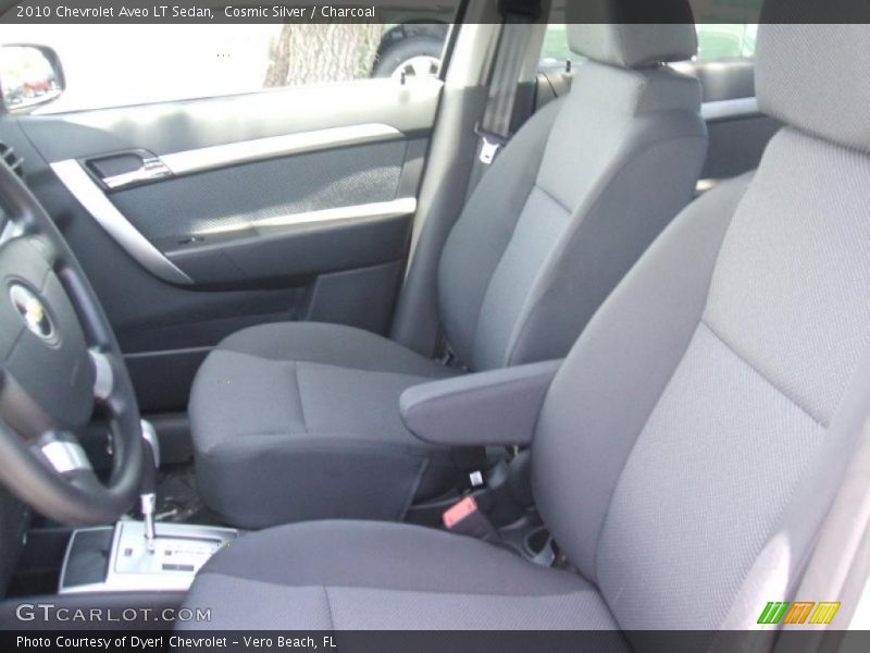 Cosmic Silver / Charcoal 2010 Chevrolet Aveo LT Sedan