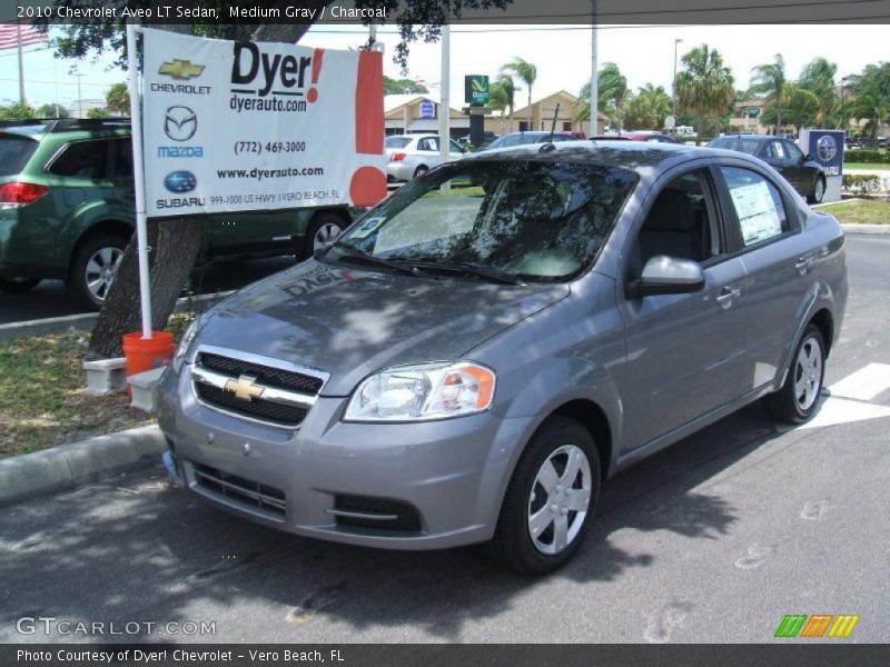 Medium Gray / Charcoal 2010 Chevrolet Aveo LT Sedan