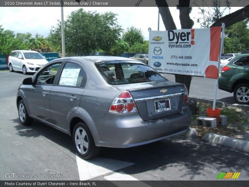 Medium Gray / Charcoal 2010 Chevrolet Aveo LT Sedan