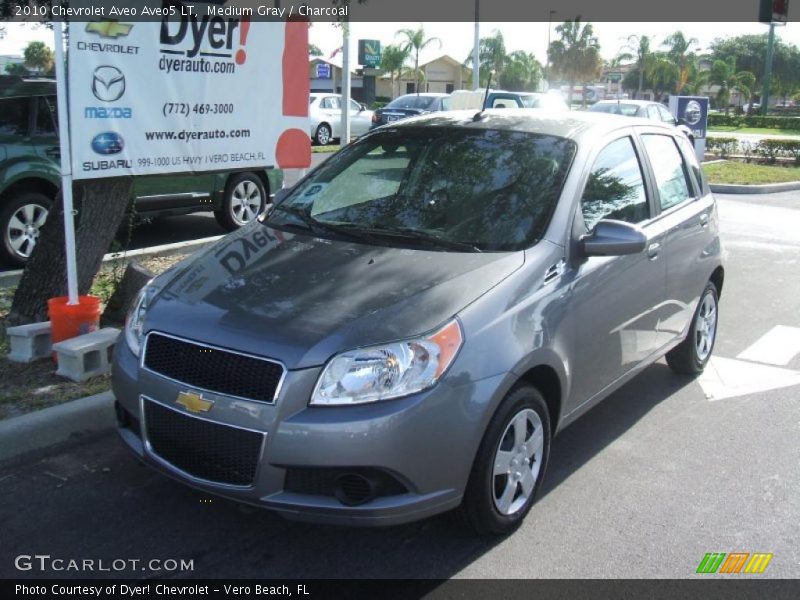 Medium Gray / Charcoal 2010 Chevrolet Aveo Aveo5 LT