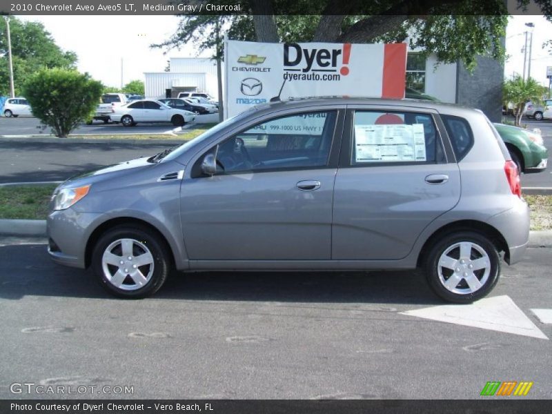 Medium Gray / Charcoal 2010 Chevrolet Aveo Aveo5 LT