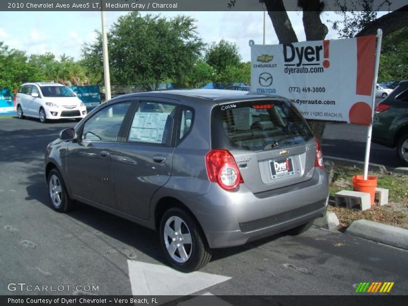 Medium Gray / Charcoal 2010 Chevrolet Aveo Aveo5 LT