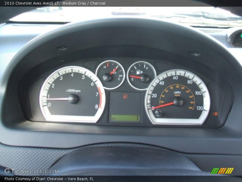 Medium Gray / Charcoal 2010 Chevrolet Aveo Aveo5 LT