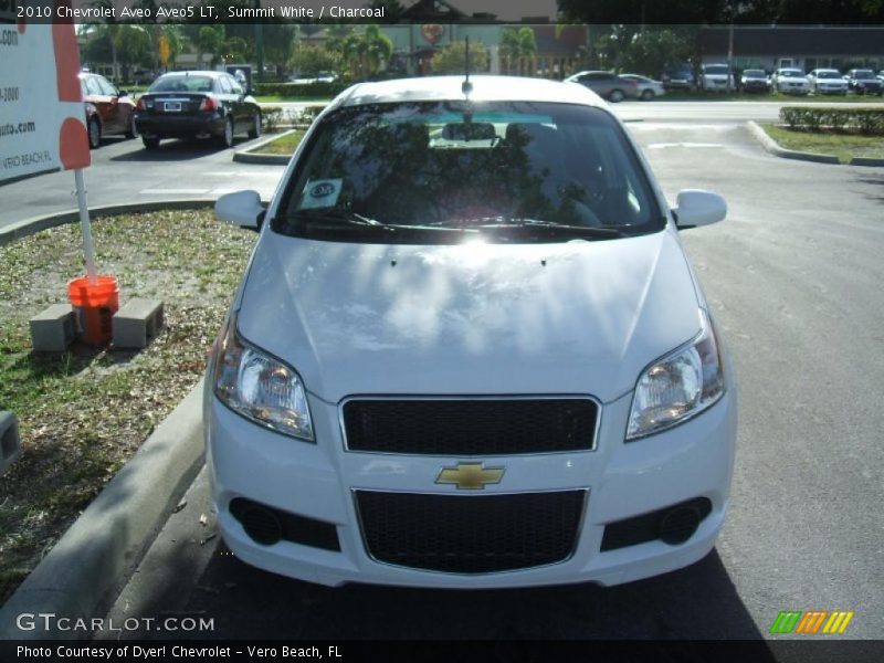 Summit White / Charcoal 2010 Chevrolet Aveo Aveo5 LT