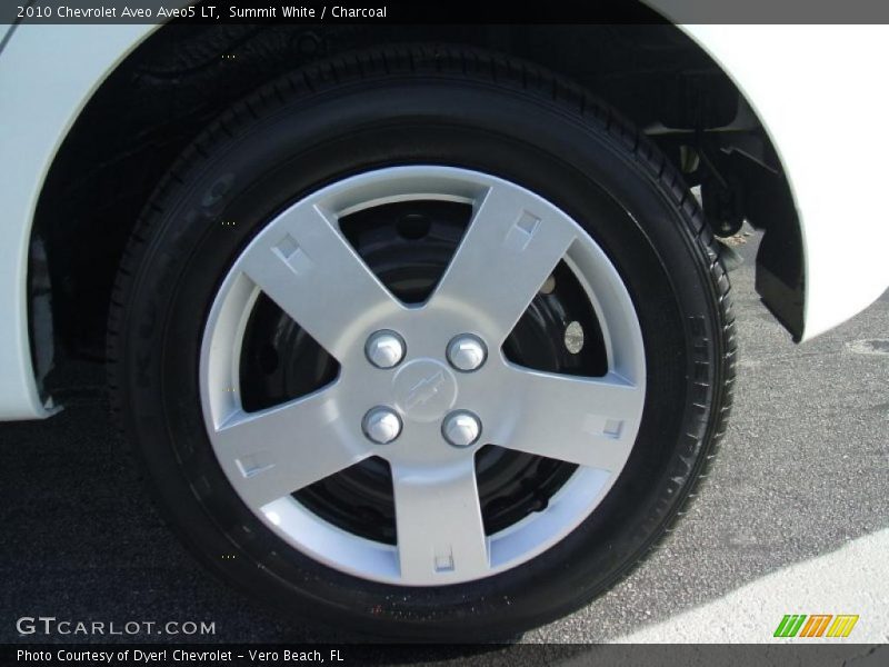 Summit White / Charcoal 2010 Chevrolet Aveo Aveo5 LT