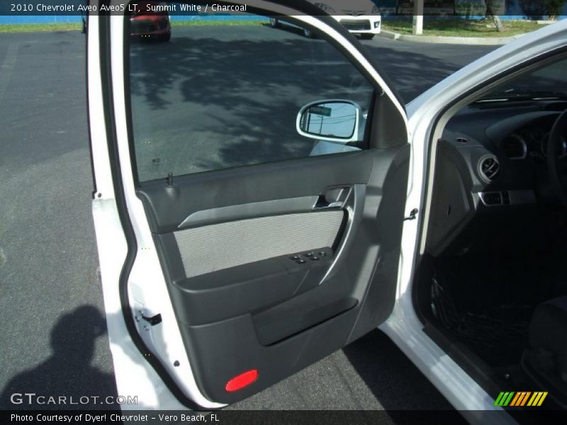 Summit White / Charcoal 2010 Chevrolet Aveo Aveo5 LT