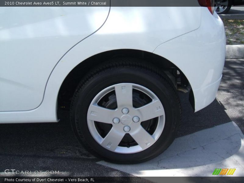 Summit White / Charcoal 2010 Chevrolet Aveo Aveo5 LT