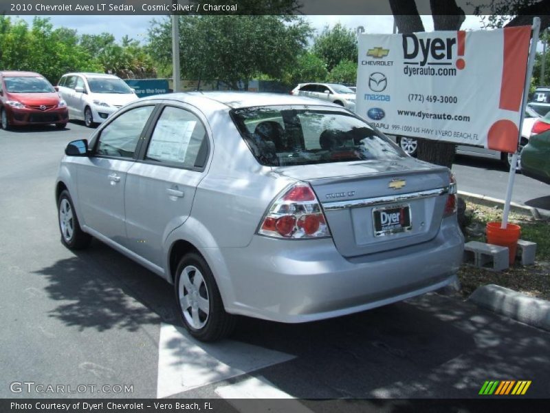 Cosmic Silver / Charcoal 2010 Chevrolet Aveo LT Sedan