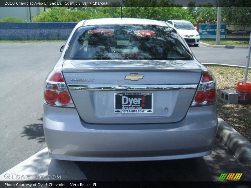 Cosmic Silver / Charcoal 2010 Chevrolet Aveo LT Sedan