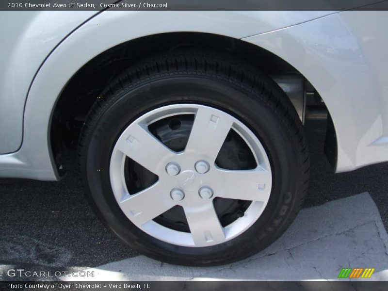 Cosmic Silver / Charcoal 2010 Chevrolet Aveo LT Sedan