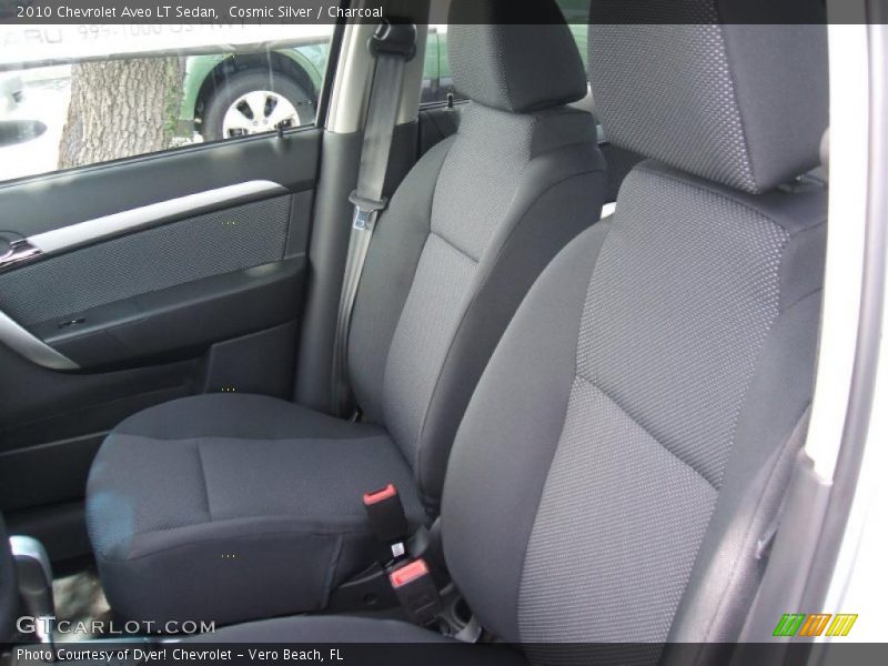 Cosmic Silver / Charcoal 2010 Chevrolet Aveo LT Sedan