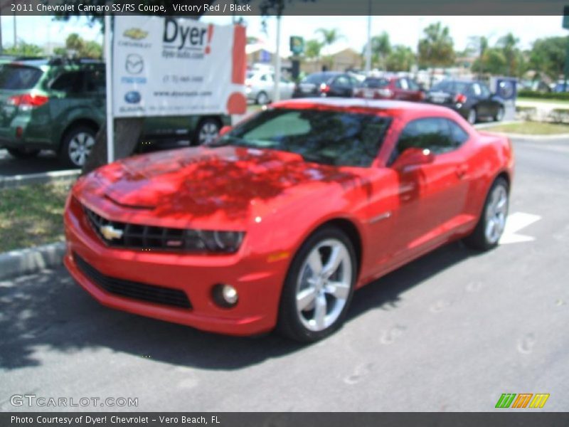 Victory Red / Black 2011 Chevrolet Camaro SS/RS Coupe