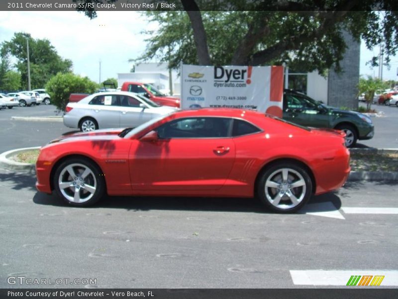 Victory Red / Black 2011 Chevrolet Camaro SS/RS Coupe
