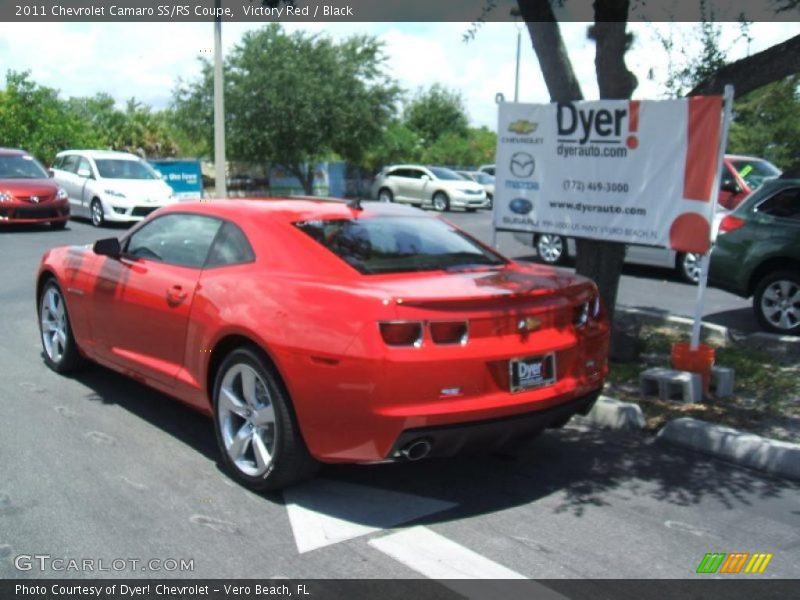 Victory Red / Black 2011 Chevrolet Camaro SS/RS Coupe