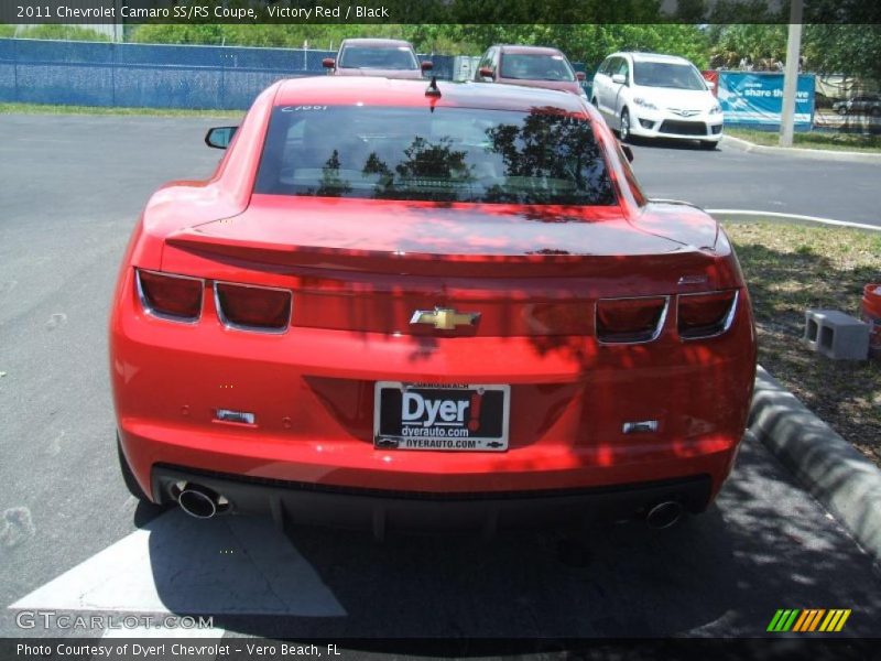 Victory Red / Black 2011 Chevrolet Camaro SS/RS Coupe