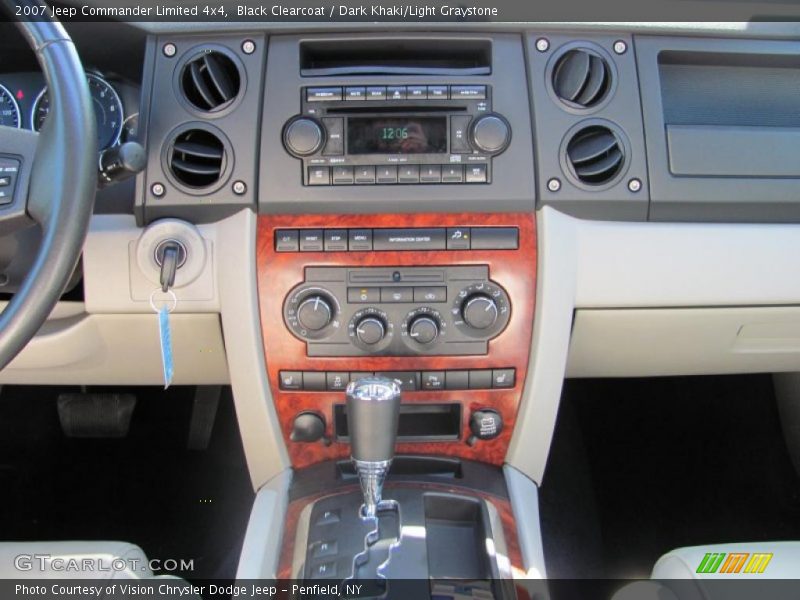 Black Clearcoat / Dark Khaki/Light Graystone 2007 Jeep Commander Limited 4x4