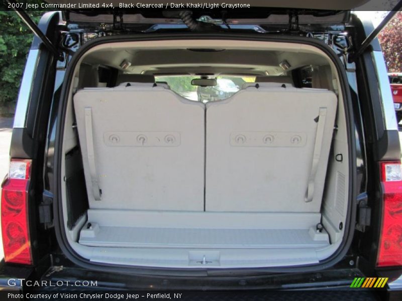 Black Clearcoat / Dark Khaki/Light Graystone 2007 Jeep Commander Limited 4x4
