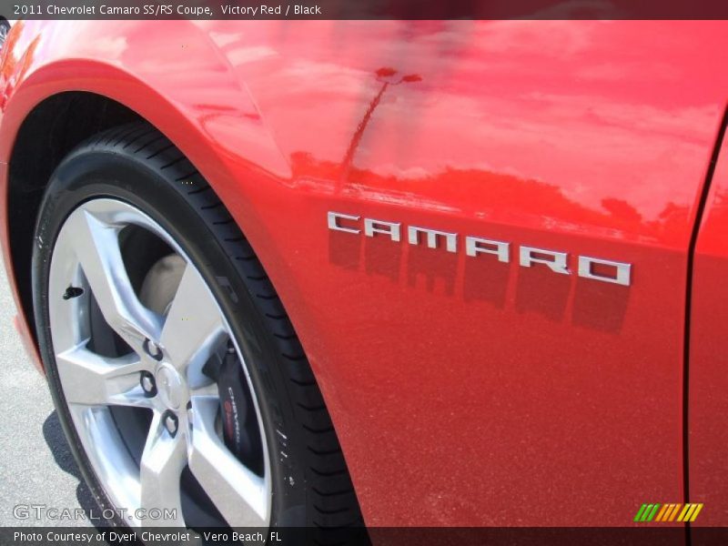 Victory Red / Black 2011 Chevrolet Camaro SS/RS Coupe