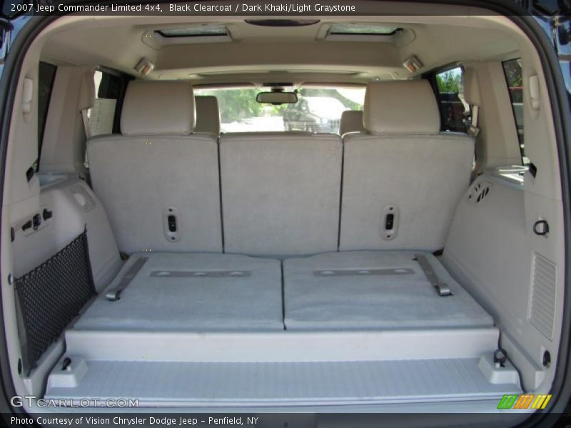 Black Clearcoat / Dark Khaki/Light Graystone 2007 Jeep Commander Limited 4x4