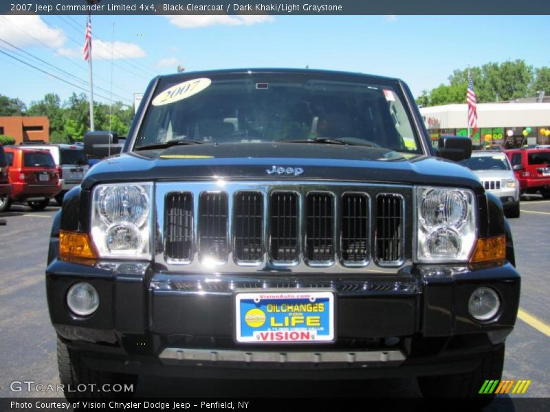 Black Clearcoat / Dark Khaki/Light Graystone 2007 Jeep Commander Limited 4x4