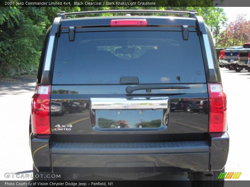 Black Clearcoat / Dark Khaki/Light Graystone 2007 Jeep Commander Limited 4x4