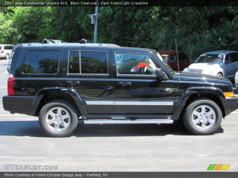 Black Clearcoat / Dark Khaki/Light Graystone 2007 Jeep Commander Limited 4x4