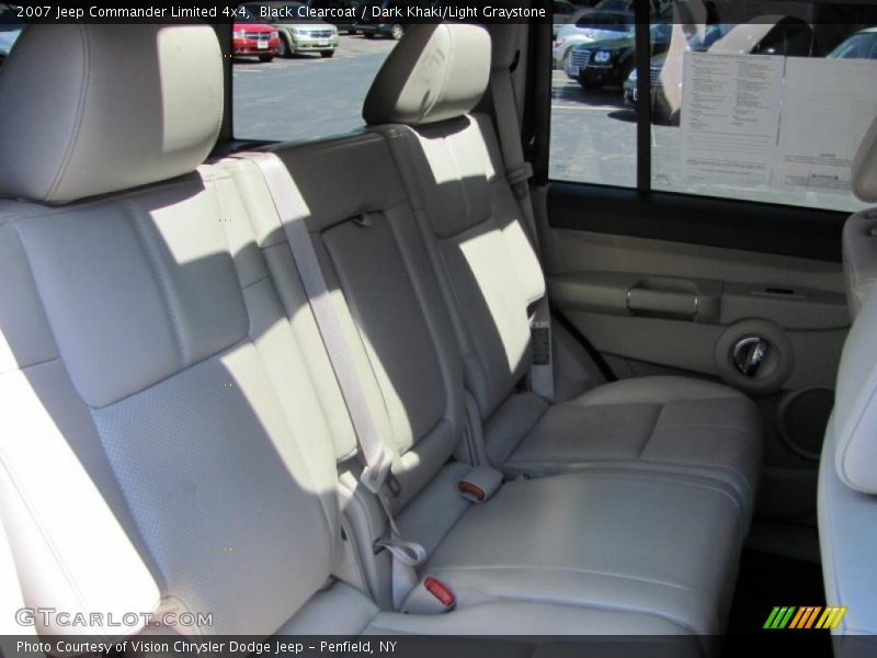 Black Clearcoat / Dark Khaki/Light Graystone 2007 Jeep Commander Limited 4x4