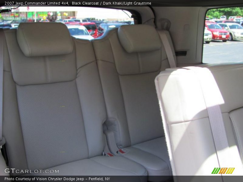 Black Clearcoat / Dark Khaki/Light Graystone 2007 Jeep Commander Limited 4x4