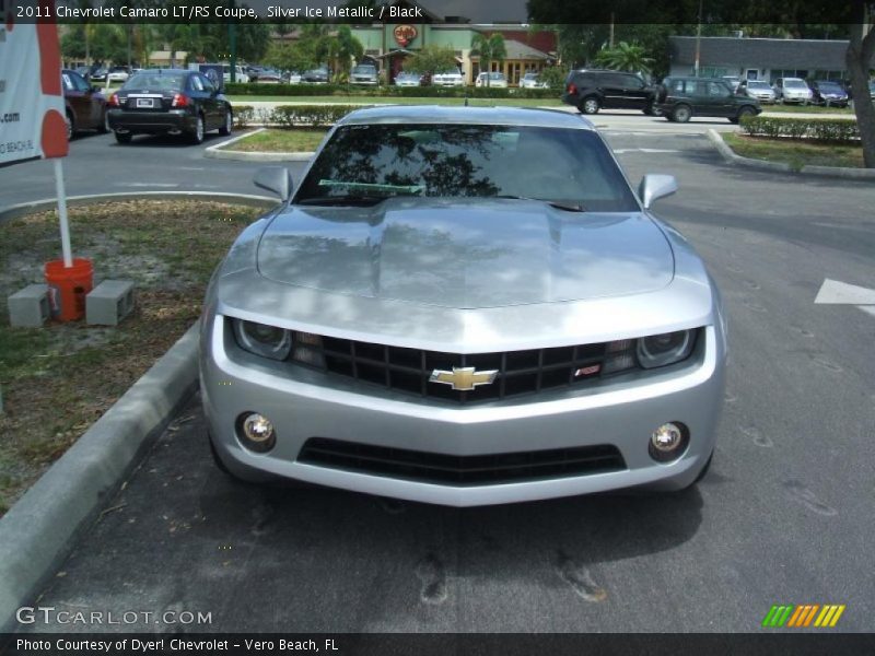 Silver Ice Metallic / Black 2011 Chevrolet Camaro LT/RS Coupe