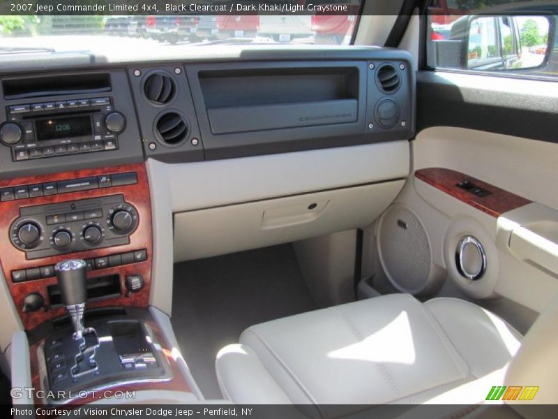 Black Clearcoat / Dark Khaki/Light Graystone 2007 Jeep Commander Limited 4x4