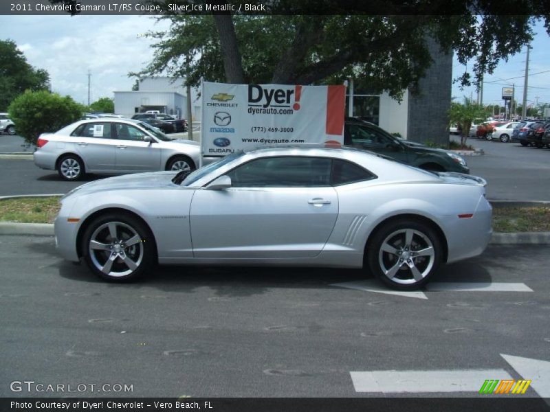 Silver Ice Metallic / Black 2011 Chevrolet Camaro LT/RS Coupe