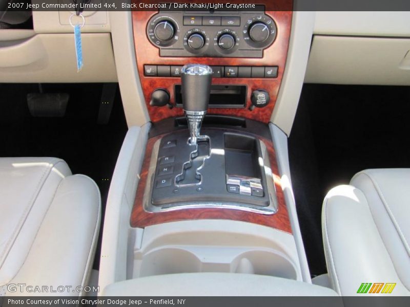Black Clearcoat / Dark Khaki/Light Graystone 2007 Jeep Commander Limited 4x4