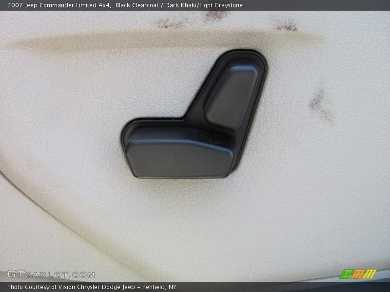 Black Clearcoat / Dark Khaki/Light Graystone 2007 Jeep Commander Limited 4x4