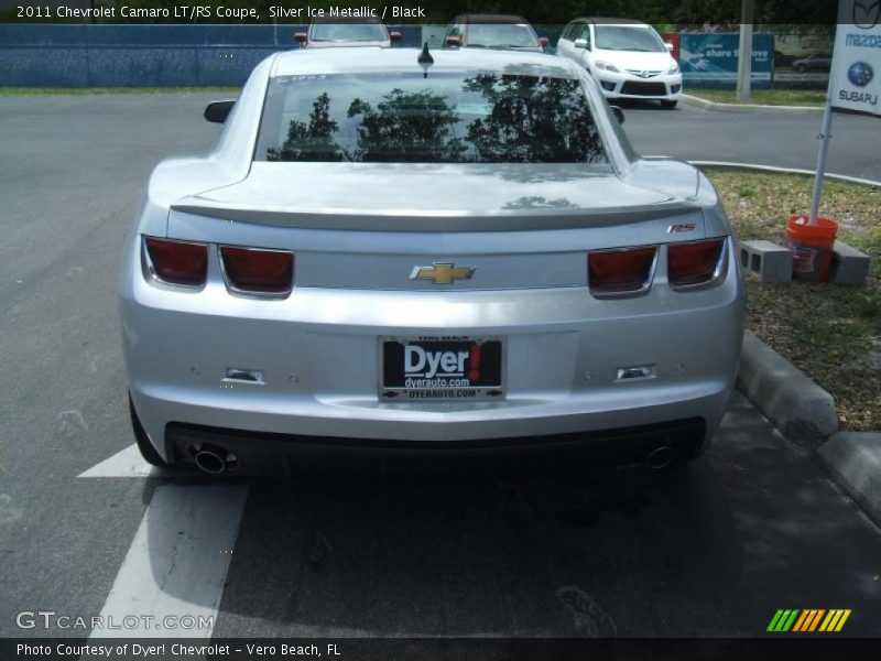 Silver Ice Metallic / Black 2011 Chevrolet Camaro LT/RS Coupe