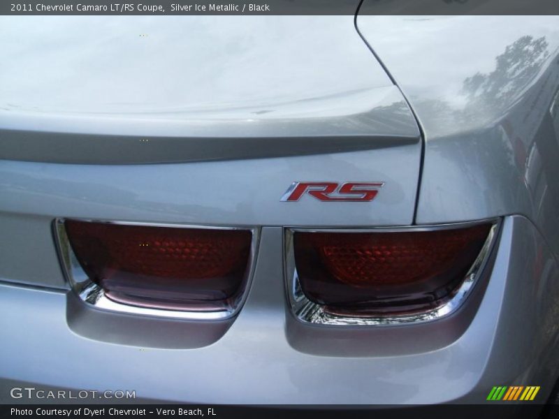 Silver Ice Metallic / Black 2011 Chevrolet Camaro LT/RS Coupe
