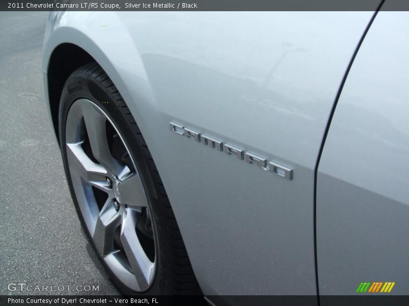 Silver Ice Metallic / Black 2011 Chevrolet Camaro LT/RS Coupe