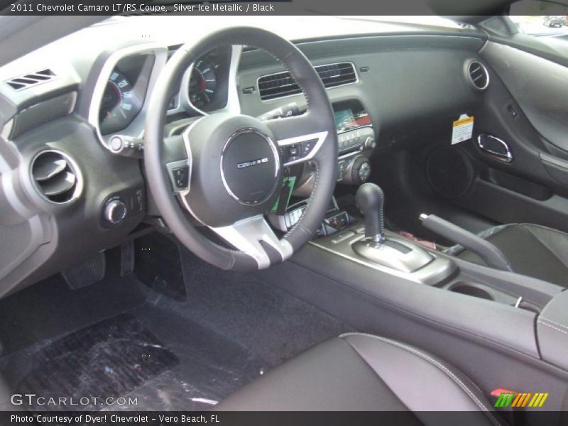 Silver Ice Metallic / Black 2011 Chevrolet Camaro LT/RS Coupe