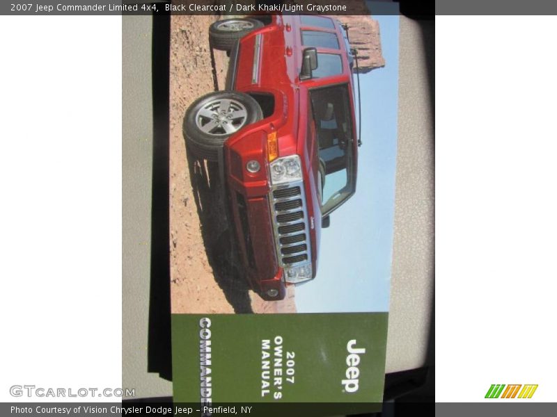 Black Clearcoat / Dark Khaki/Light Graystone 2007 Jeep Commander Limited 4x4