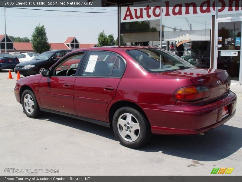Sport Red Metallic / Gray 2005 Chevrolet Classic