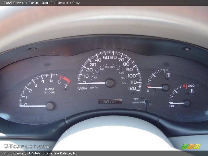 Sport Red Metallic / Gray 2005 Chevrolet Classic